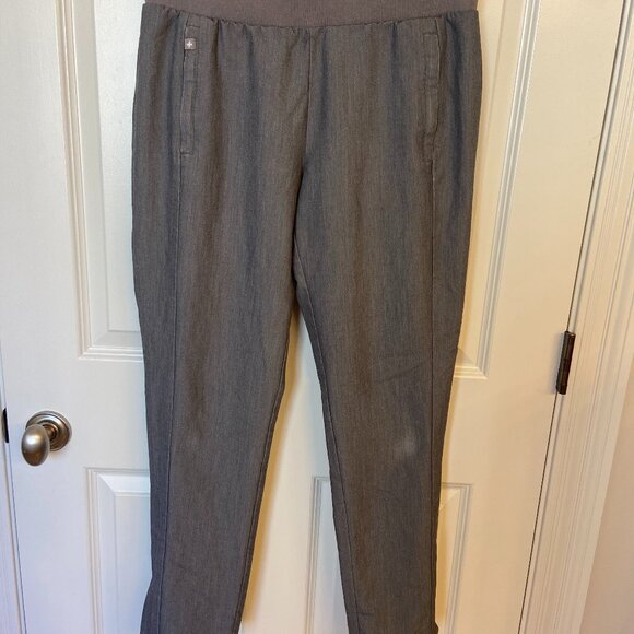 Figs Small Gray Zipper Pant and Scrub Top - Picture 4 of 5